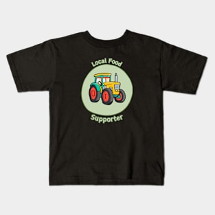 Local Food Supporter - Tractor Kids T-Shirt